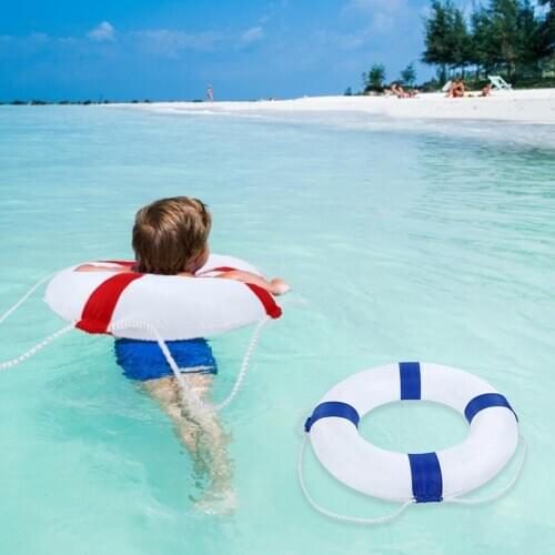 3-10 Years Swimming Ring Neck Tube Ring Childrens Swimming Pool With Nylon Rope Life-saving Swimming Ring Inflatable Dropship