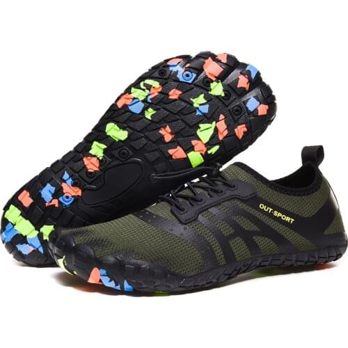 Water Shoes Men Sneakers Barefoot Outdoor Beach Sandals Upstream Aqua Shoes Quick-Dry River Sea Diving Swimming Big size 46