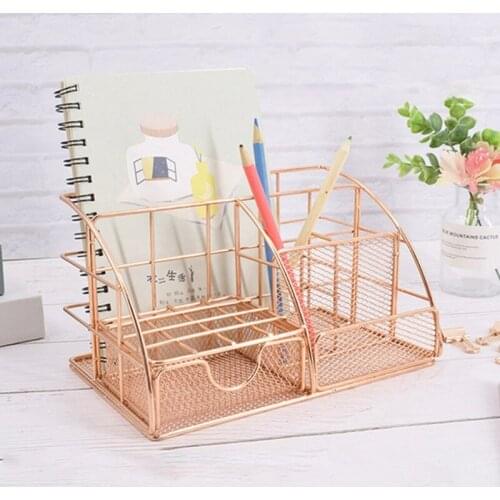 Multi-function Desk Organizer Storage Rack Desktop Pen Holder Large Capacity Stationery Case School Office Suppies