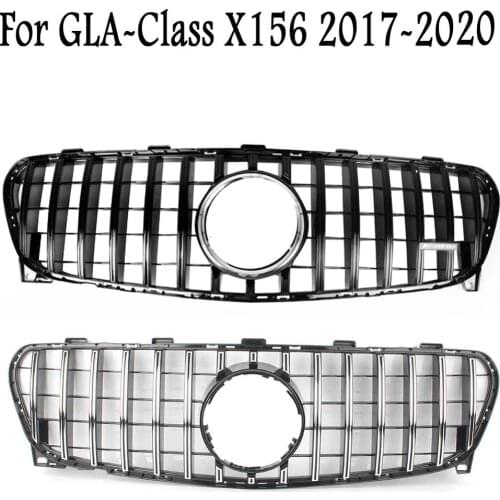 Car Front Upper Refit Grill Grille Hood fit for Mercedes Benz X156 GLA-Class GLA200 GLA250 2017 2018 2019 2020