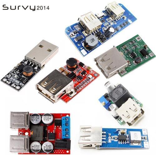 DC 3V~4.2V 5/9V 2/1.2/1A USB Output Charger Power Module Mini DC-DC Step Up Boost Module Power Adjustable boost Converter diy