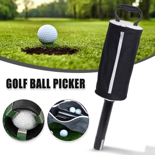 Golf Ball Picker Detachable Ball Picker No Need to Bend the Ball Picker Collector and Canvas Bag WHStore