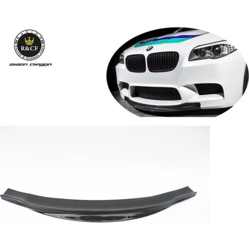 RK style carbon fiber front bumper splitter lip for BMW F10 M5