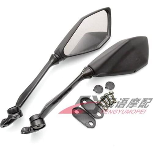 High Quality Motorcycle Mirror Metal and Plastic Shells Refitting Accessories Black for Kawasaki Ninja 400 NINJA400 EX400 18-20