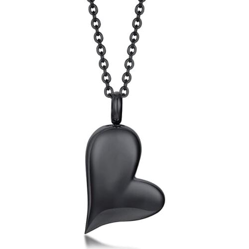 2021 Terndy Titanium Steel Peach Heart Urn Openable Pendant European And American Love And Personality Ladiess Necklace