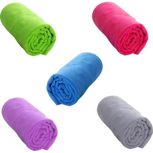 2PCS Yoga Travel Supplies Large Size Microfiber travel Sport Towel Set Soft Quick Dry Beach Towels With Bag for Gym Swimming
