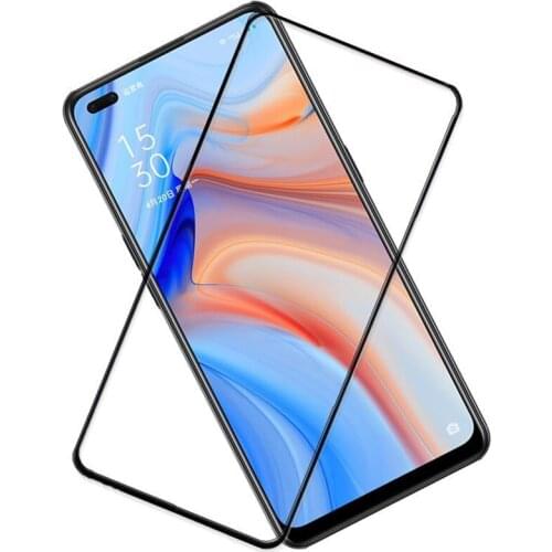 500pcs Tempered Glass Screen Protector Full Coverage Curved Guard Film For OPPO A93 A94 A95 A72 A73 A74 A35 A53 A54 A55 F19 Pro