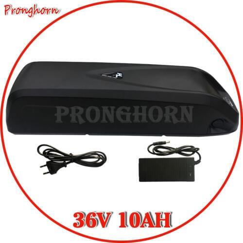 US EU No tax e-bike down tube battery 10ah 36v electric bike battery for bafang/8Fun 500w motor 36v Lithium Battery + 2A charger