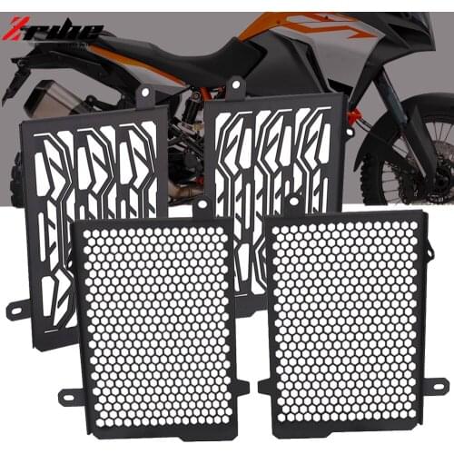 Motorcycle Aluminum Radiator Protective Cover Guards Radiator Grille Cover Protecter For 1290 Super Adventure ADV S/R 2021-2022
