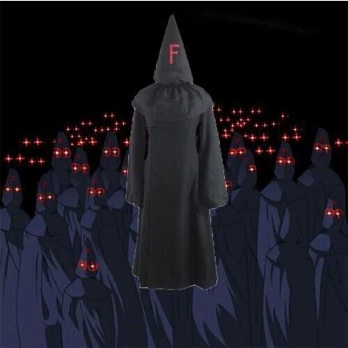Anime Baka To Tesuto To Shokanju Cosplay Costume FFF Group Black Cloak Cosplay Costumes Halloween Carnival Party Cosplay Costume