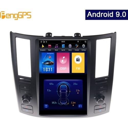 Android 9.0 Car Navigation Stereo For Infiniti FX35 for FX45 2004-2008 Multimedia Head Unit Audio Car DVD Player 10.4 inch IPS