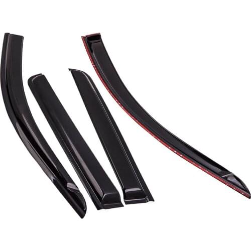 New Black Window Visor Deflectors for Chevrolet Colorado 2015 2016 2017-2018