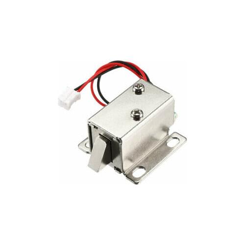 1pc DC 6V 1A 6mm Mini Electromagnetic Solenoid Lock Assembly Tongue Up for Door Lock