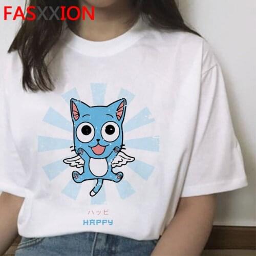 Fairy Tail t-shirt top tees men harajuku kawaii white t shirt japanese t-shirt top tees harajuku kawaii
