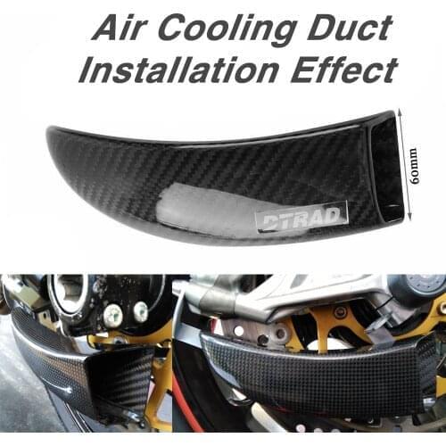 Racing Front Brake Ducts Cooling System Glossy For Ducati PANIGALE V4 2018-2020 V2 2020 Streetfighter V4 2020