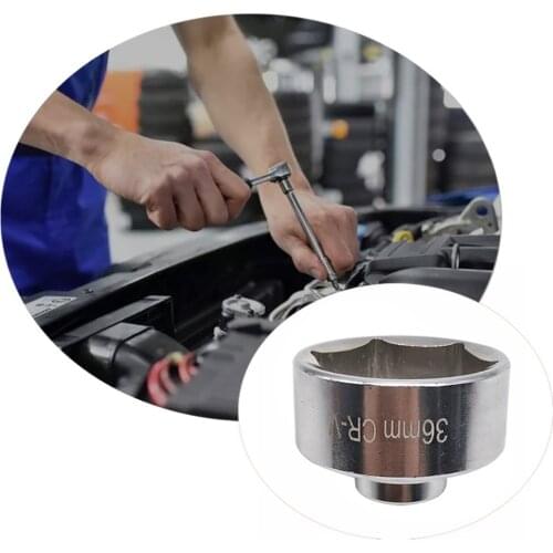 Hot Newest 36Mm Engine Oil Wrench Metric Low Profile Oil Filter Socket Wrench Remove Canister Housing For Hand Tools