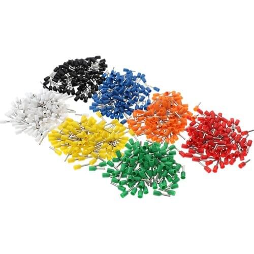 100pcs E1508 Tube insulating terminals AWG 16 Insulated Cable Wire 1.5mm2 Connector Insulating Crimp Terminal Connect