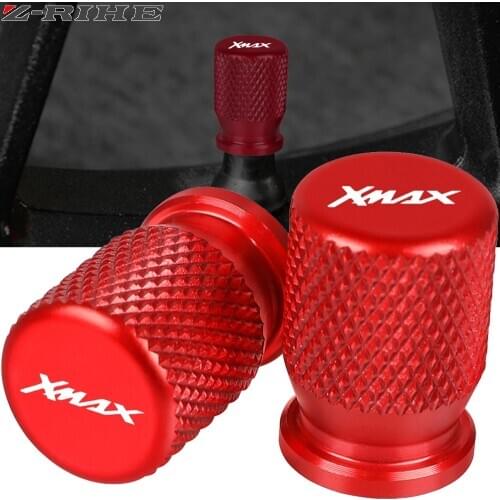 Motorcycle XMAX Tyre Valve CNC Aluminum Tire Air Port Stem Cover Cap Accessories for Yamaha XMAX 125 250 300 400 All Year
