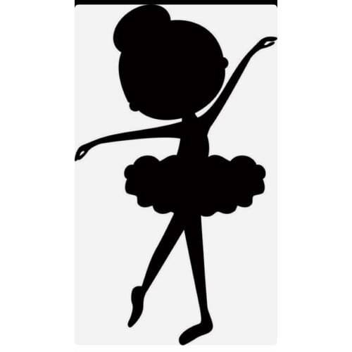 Dancing Girl Shape Metal Cutting Die DIY For Scrapbooking Decoration Crafts