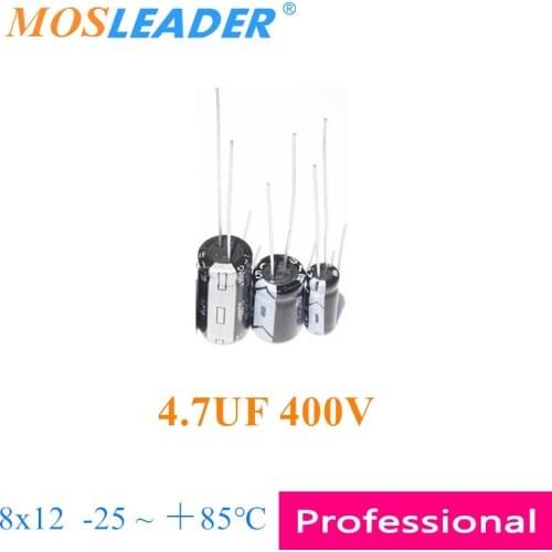 Mosleader 500pcs 8*12 470UF 16V 680UF 10V High frequency Low resistance impedance 8x12 105℃ DIP Aluminum electrolytic capacitor