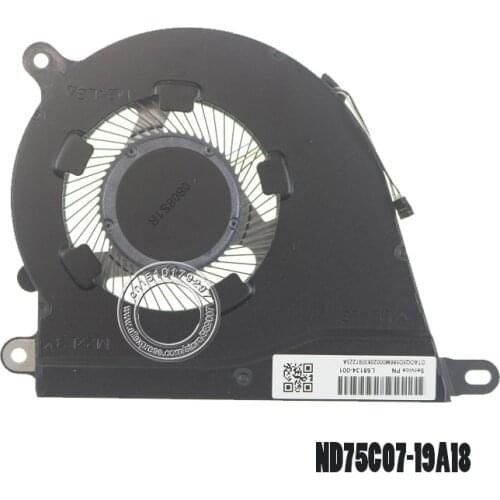 Laptop CPU Cooling Fan ND75C07 -19A18 DC5V 0.5A 4Pin for HP Pavilion15-DY 15-DY1024 L68134-001
