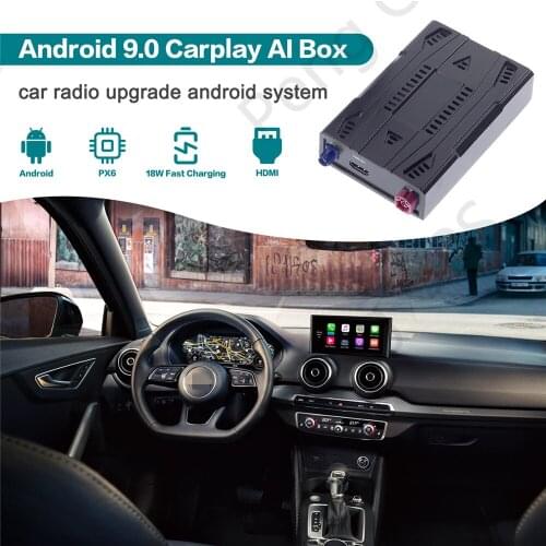 NEW Wireless Apple CarPlay AI Box Android Auto for Audi Q2 Universal Car Android Multimedia Player Box Android 9.0 System
