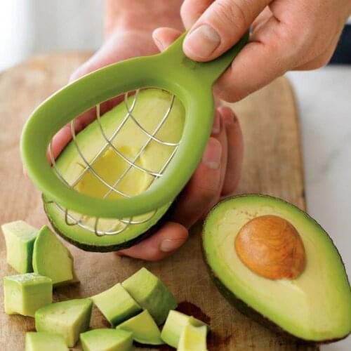 Avocado Cutter Multifunctional Anti-rust Stainless Steel Butter Peeler Wire Mango Slicer for Cooking Kitchen Craft Mango Slicer