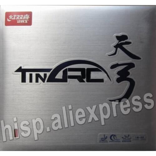 Original DHS TinArc table tennis rubber with high elastic sponge fast attack loop ping pong rubber racquet sports DHS rubber