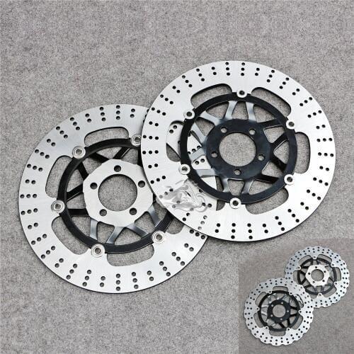 Floating Front Brake Disc Rotor For Motorcycle Kawasaki Vulcan Meanstreak VN1500 VN1600 VZR1800 Intruder M1800 R