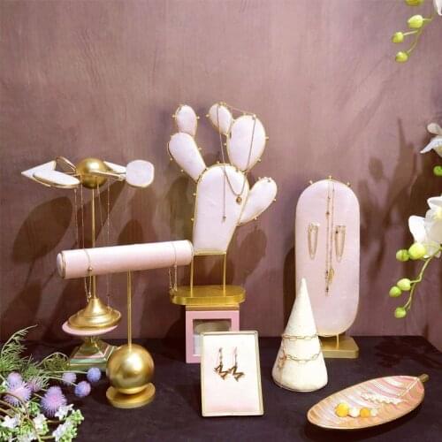 Jewelry stand earrings display stand necklace stand display board jewelry storage rack creative jewelry display props decoration