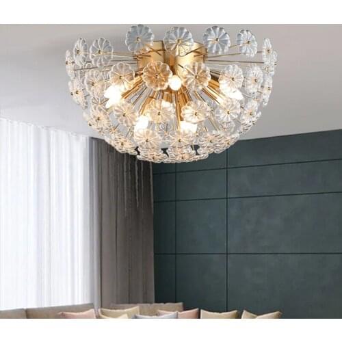 Modern Minimalist Living room Lamp Atmospheric Glass Ceiling Lamp Creative design warm bedroom lamp study lighting