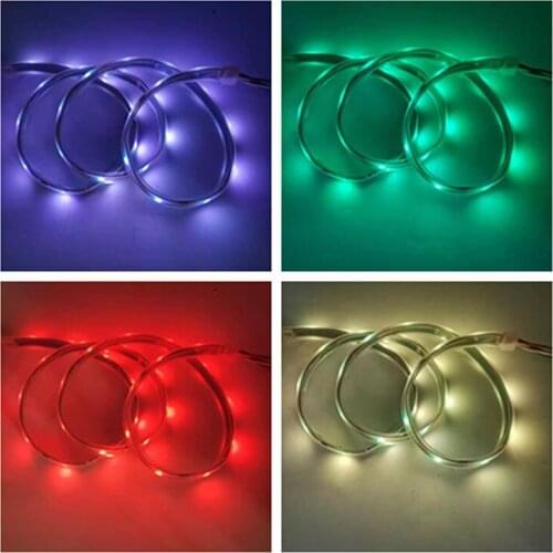 5m 5V WS2812B Led Strip light Individually Addressable WS2812 Smart RGB Led pixel strips Black/White PCB Waterproof IP30/65/67