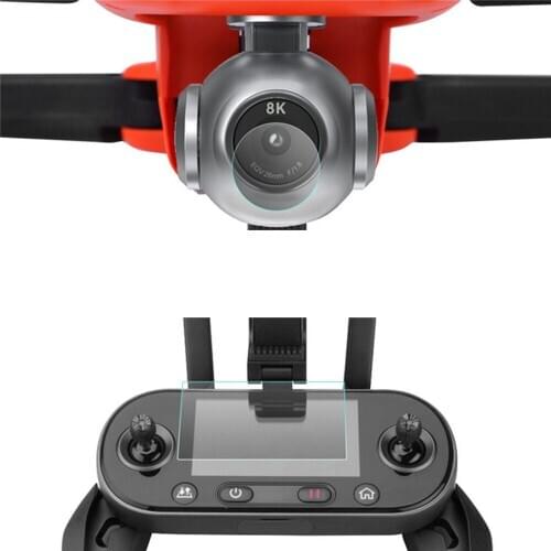 Tempered Glass Lens Protective Film for Autel Robotics EVO II 8K Drone Remote Controller Screen Aanti-scratch Film Protector