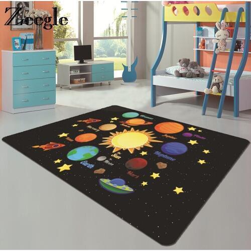 Zeegle Carpets For Living Room Non-slip Child Carpet Kids Room Rugs Absorbent Mats Bedroom Baby Play Mat Home Decor Floor Carpet
