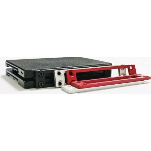2bays 2.5 inch solid state hard disk SSD aluminium alloy bracket ITX Computer case built-in bracket