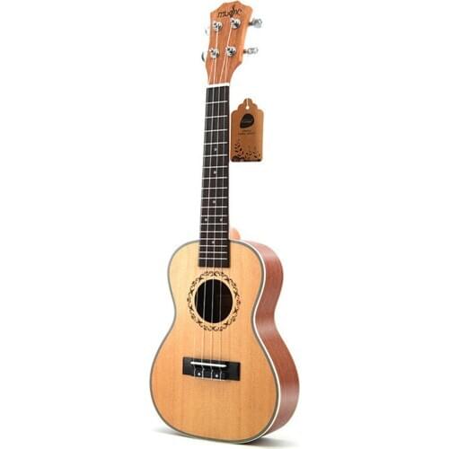 23 Inch Ukulele Small Guitar Picea Asperata Wood Hawaii Educational Musical Instrument 4 String Beginner Kids Gift UK23102
