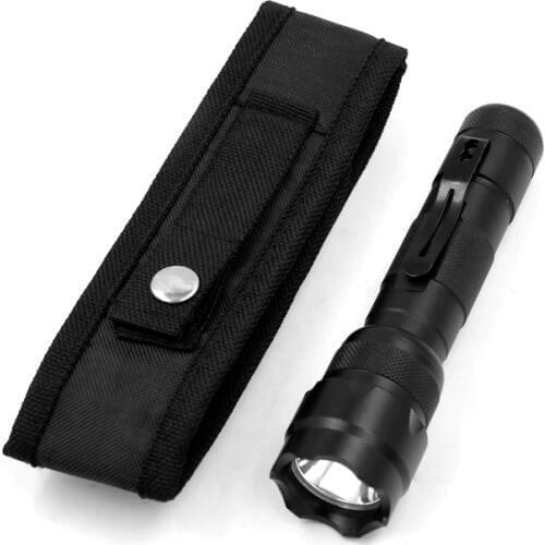 100% Promotion!!! WF-502B Cree XM-L2 U3-7A 1000Lumens 1-Mode(On/Off) Led Hunting Flashlight Torch with Flashlight Holster