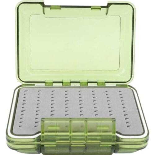 Bait Storage Case Fly Fishing Box Double Side Waterproof Transparent Cover Fly Fishing Tackle Box Fishing Accessories