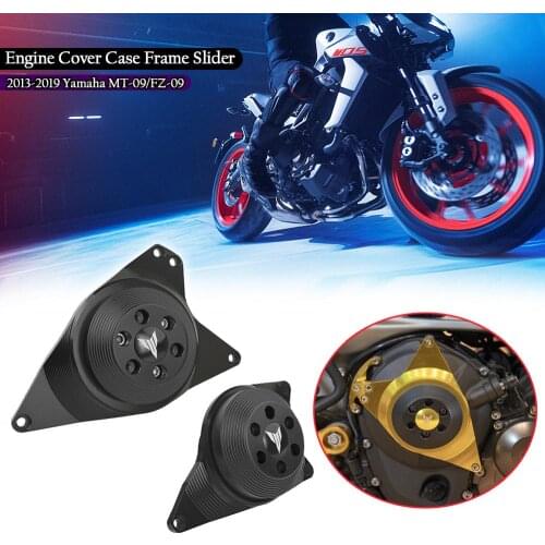 For YAMAHA MT-09 FZ-09 MT09 Engine Cover Protector Engine Guard Stator Case Slider 2013-2020 MT 09 FZ09 2014 2015 2016 2017 2018