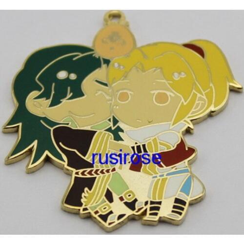 Enamel metal Key-chain Customization, cartoon character enamel metal pendant custom