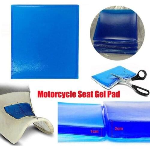 Motorcycle Seat Gel Pad Soft comfort Shock Absorption Cooling Mat Motor Bike Modified Seat Pad reduce driving rider-fatigue