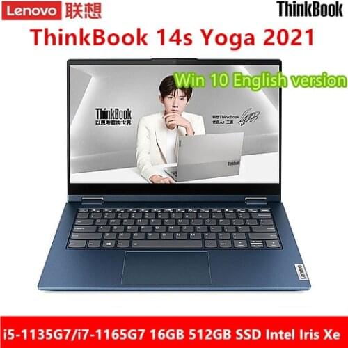 Lenovo ThinkBook 14s Yoga (14”) 2-in-1 Laptop Intel i5-1135G7/i7-1165G7 16G DDR4 512G SSD touchscreen Windows 10pro Notebook