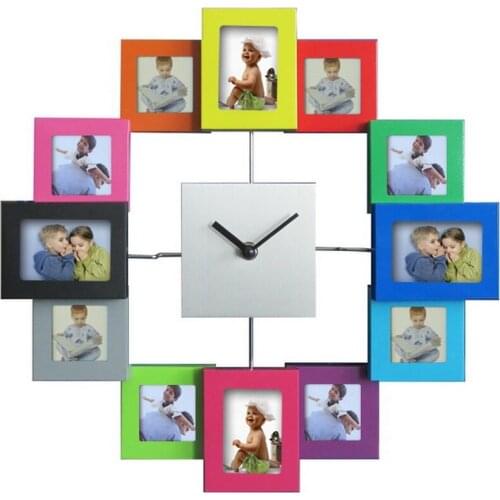New Photo Frame Wall Clock New DIY Modern Design Wall Watch Art Picture Clock Living Room Home Decor Horloge Murale Wall Clocks