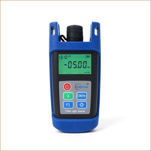 Orientek Singlemode Optical Light Source 1310/1550nm T15M-S FTTH Loss Test Tool Laser Light Source Fiber Optic light Source
