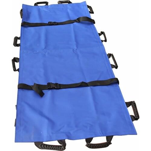 Portable Transport Stretcher Oxford Cloth Folding Stretcher with 12 Handles