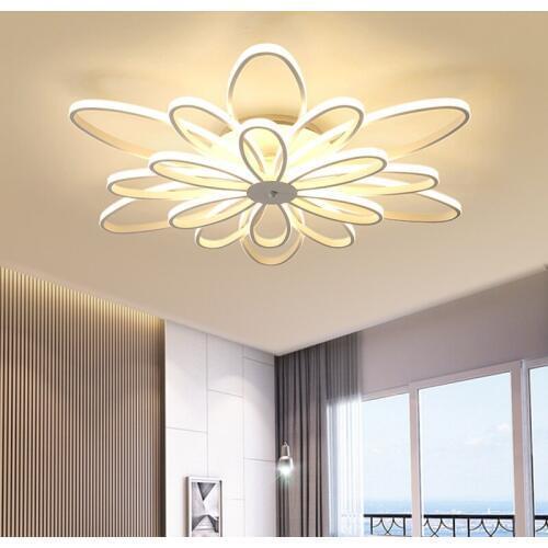 Postmodern minimalist LED ceiling light Warm and romantic living room bedroom study restaurant ceiling lamp commercial lighting