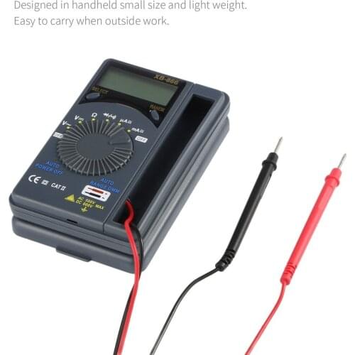 Professional AC/DC Pocket Digital Multimeter LCD Mini Auto Range Multitester Voltmeter Tester Diagnostic Tool mastech