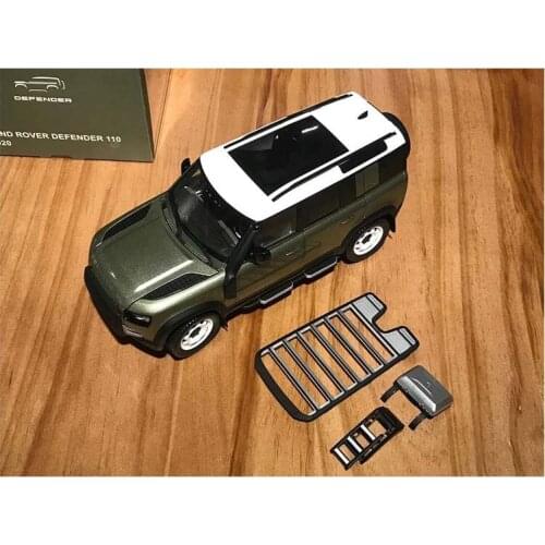 AlomstReal 1：18 Land Rovers Guard 90 Alomst Real Simulation Car Childrens Toy Six Doors with Car Product Model Favorites
