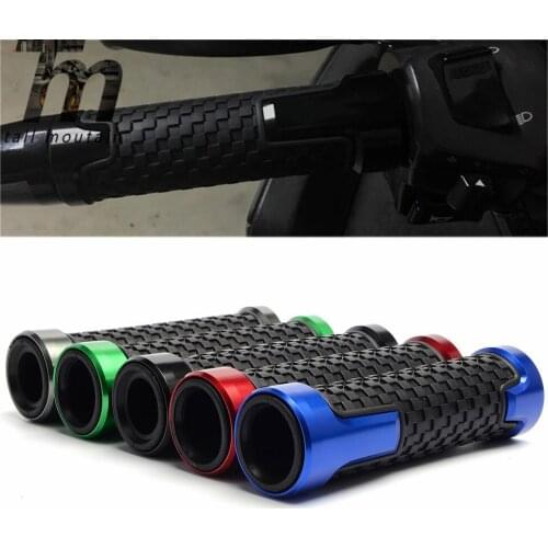 Fast&Free Shipping 7/8'' CNC 22MM Universal Motorcycle Handle CAPS / Handlebar Grips For Honda CB250 CB400 SF/SB 99-18 CBR500
