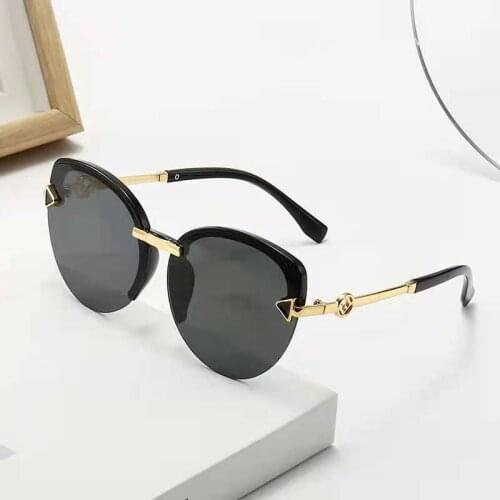 Coated Eyeglasses Polygon Sunglasses For Women Metal Frame Streets Decoration Glasses Eyewear Internet Celebrity Recommend